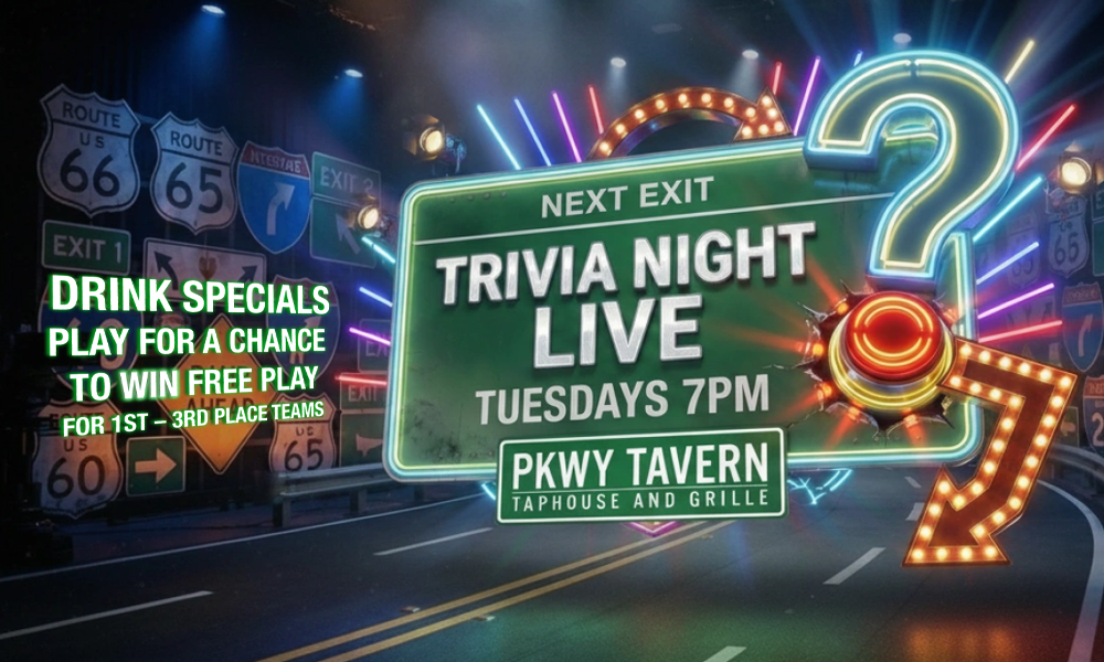 Trivia Night Tuesdays at 7pm